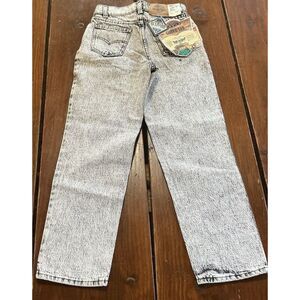 NWT VTG 1988 Levis 550 Silver Tab Blizzard Wash Jeans Boys 12 Womens Petite XXS